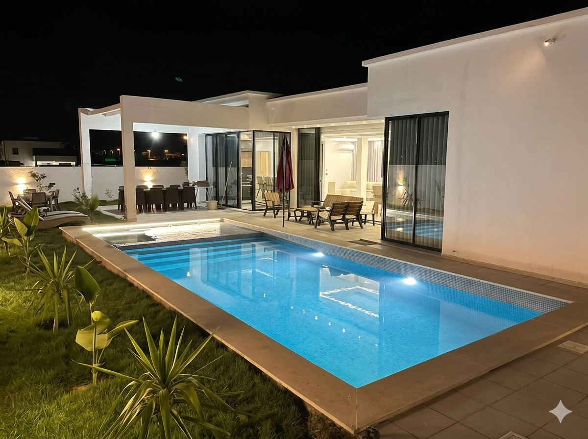 Chantier de construction suivi par BATIPRO en Tunisie